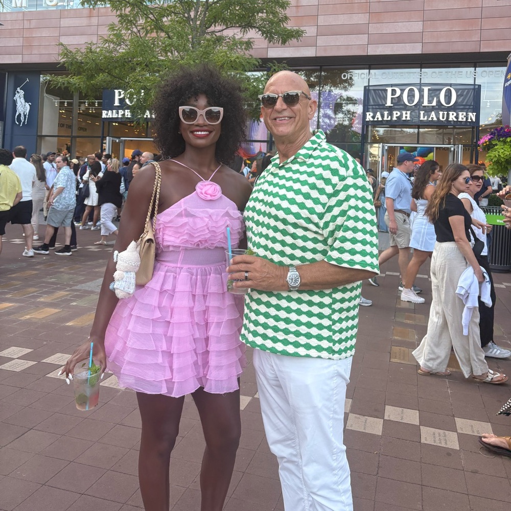 $595 STAUD Florian Ruffle Tiered Halter Mini Dress 💗 - Picture 6 of 8